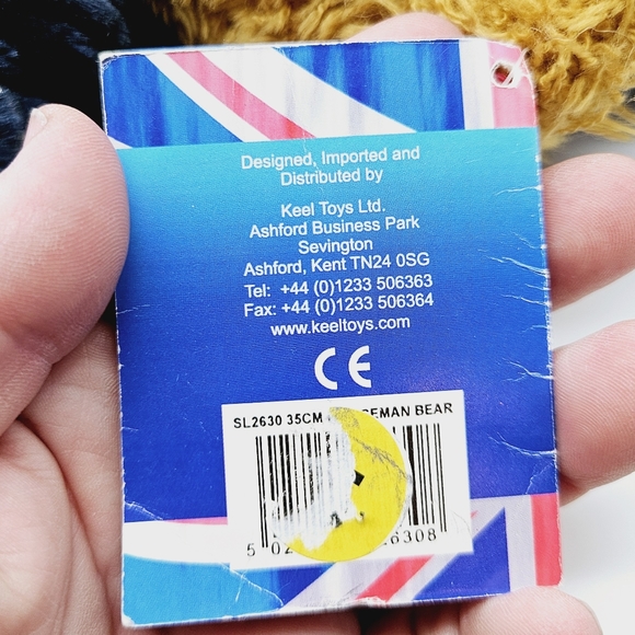 KEEL TOYS | souvenir plush UK policeman bear stuffed toy - Picture 6 of 8